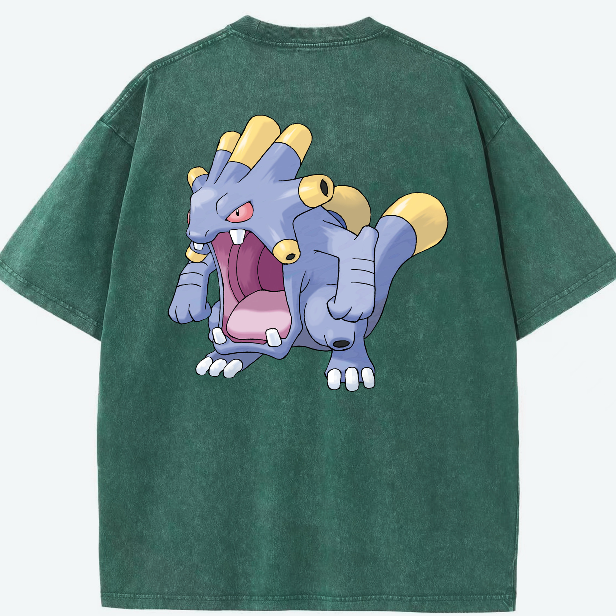 （画像用） ポケットモンスター Pokémon 綿100% ヴィンテージ風 半袖Tシャツ（背面プリント）